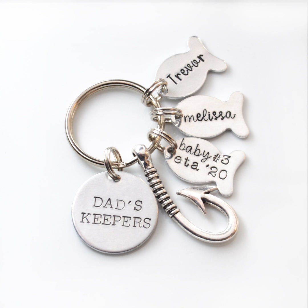 Personalized Fisherman Keychain
