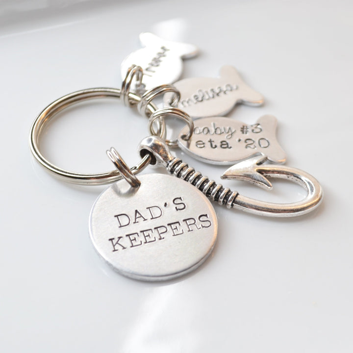 Personalized Fisherman Keychain