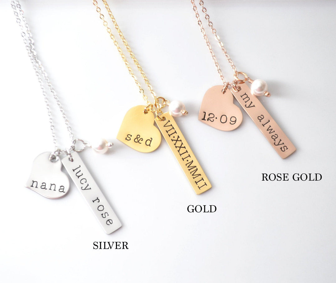 Bridesmaid Charm Necklace