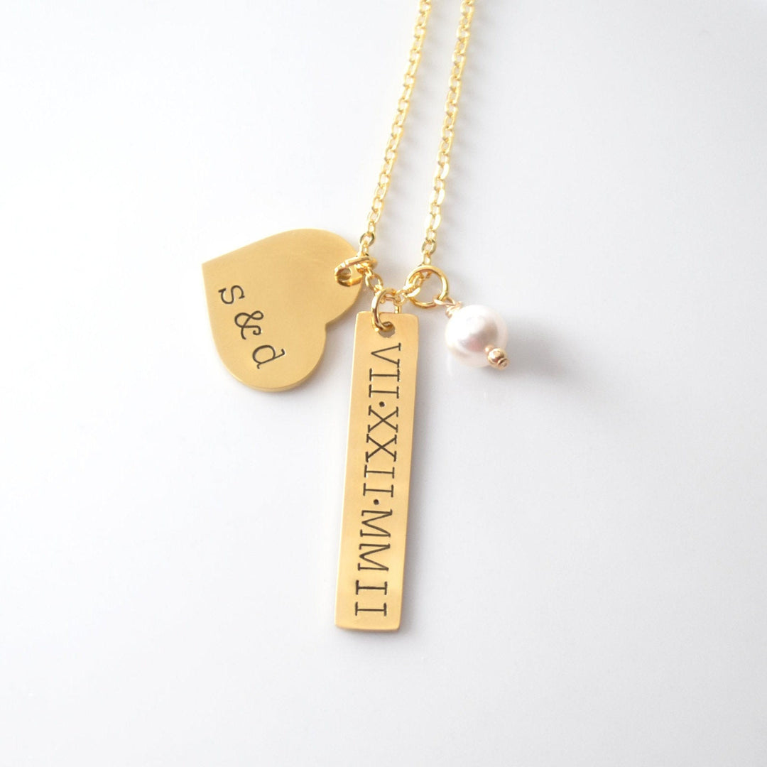 Bridesmaid Charm Necklace