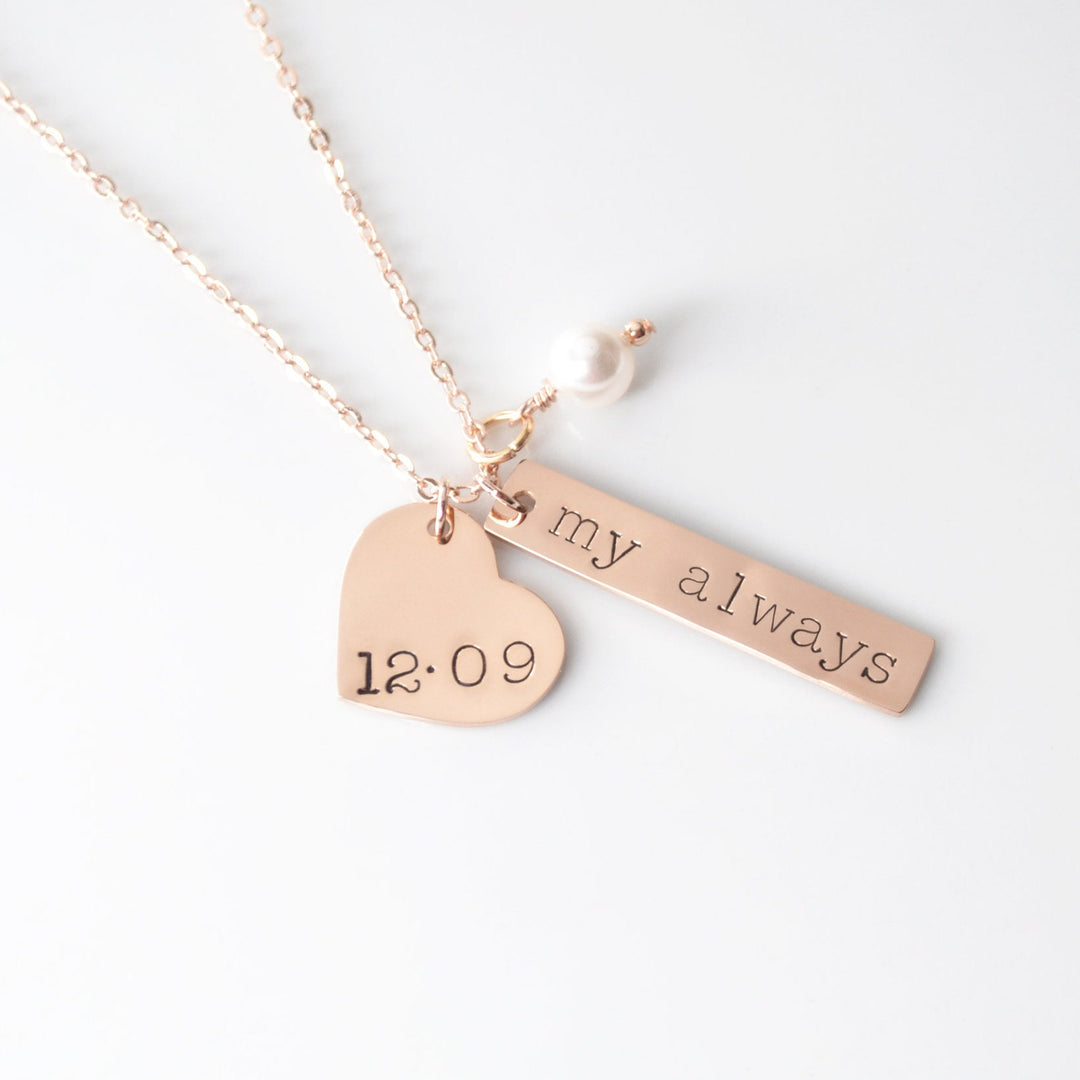 Bridesmaid Charm Necklace