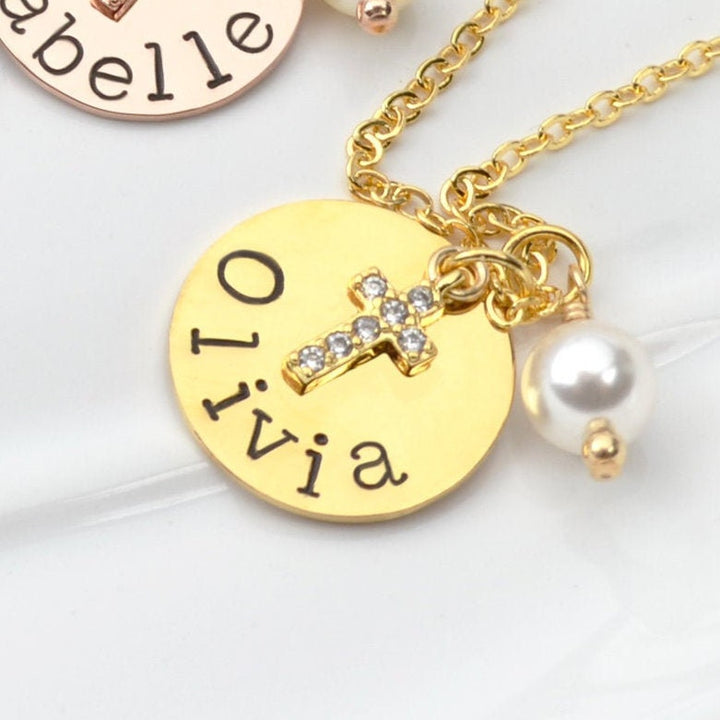 First Holy Communion Charm Necklace