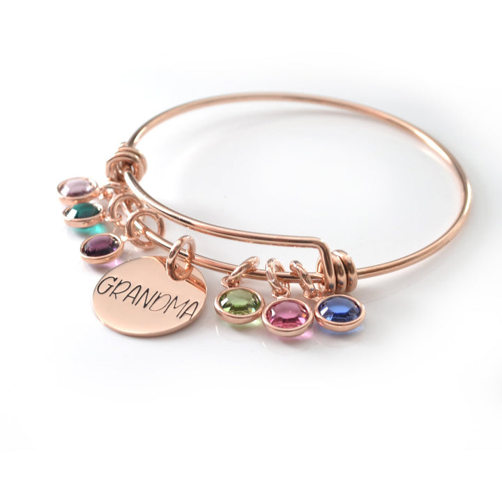Grandchildren Birthstone Bracelet