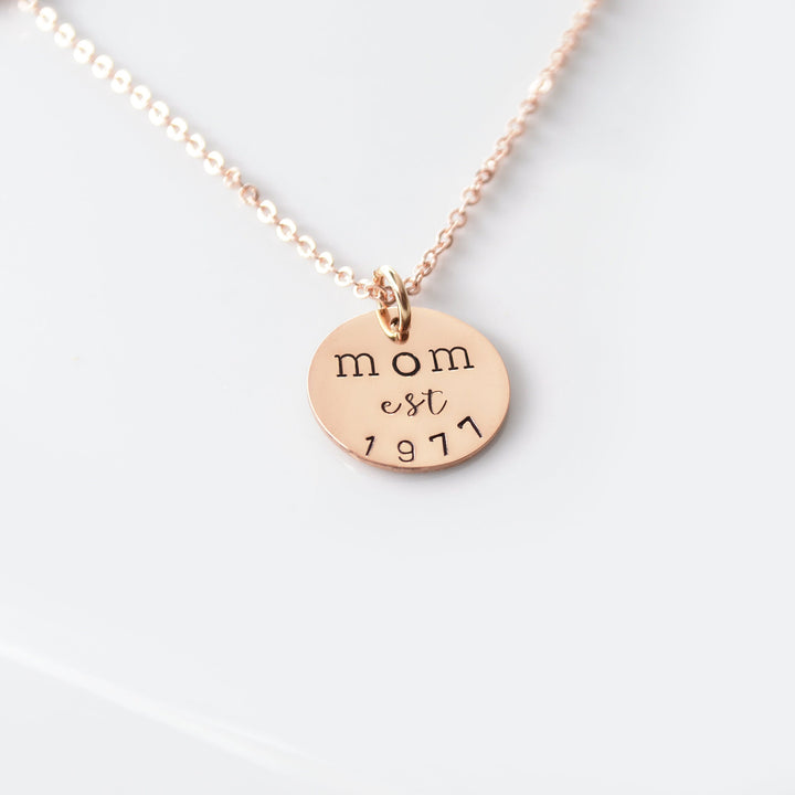 New Grandma Coin Necklace with Year
