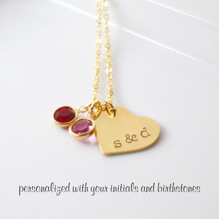 Be My Valentine Birthstone Necklace