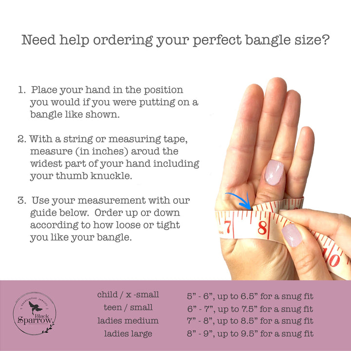 Birth Flower Bangle - GOLD