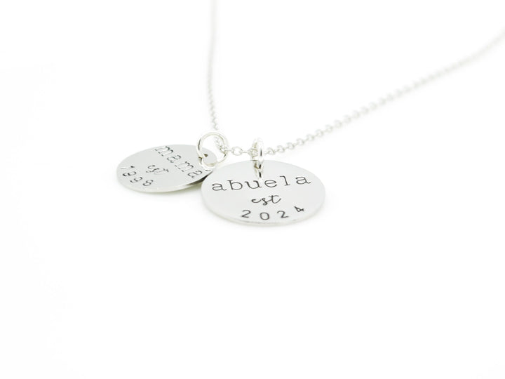 Personalized Abuela Necklace