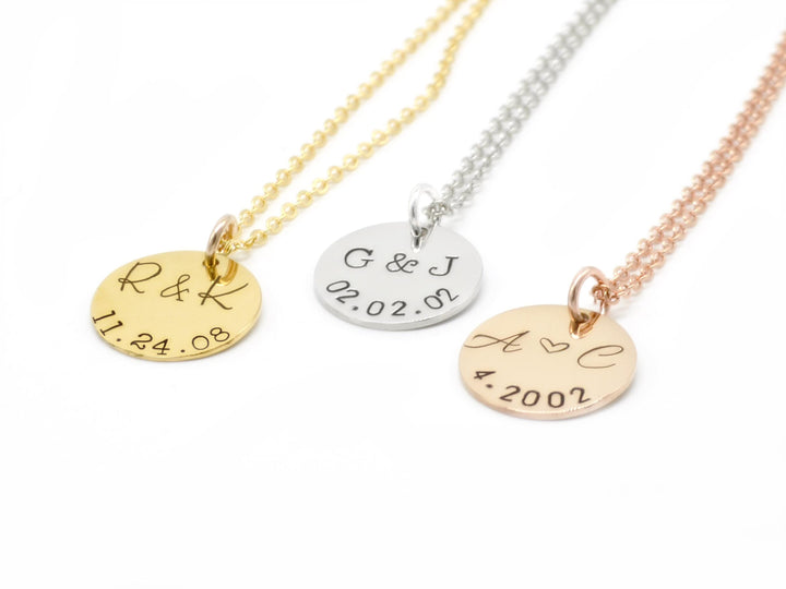 Anniversary Date Necklace